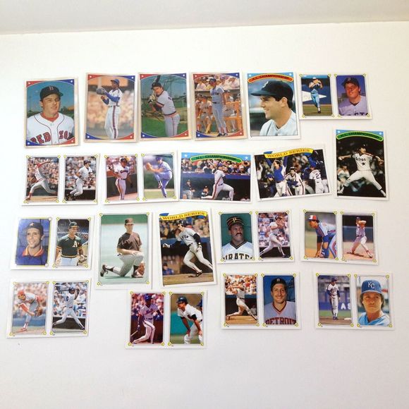 20 Vintage O-PEE-CHEE Baseball Trading Cards Stickers 1987 Italy Roger Clemens + - Picture 1 of 10